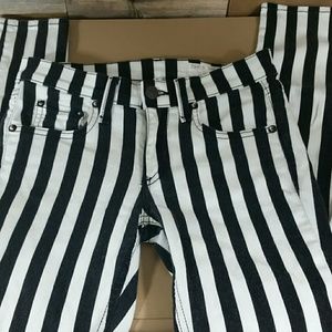 Rag and Bone/ The Bengal stripe Capri / 24